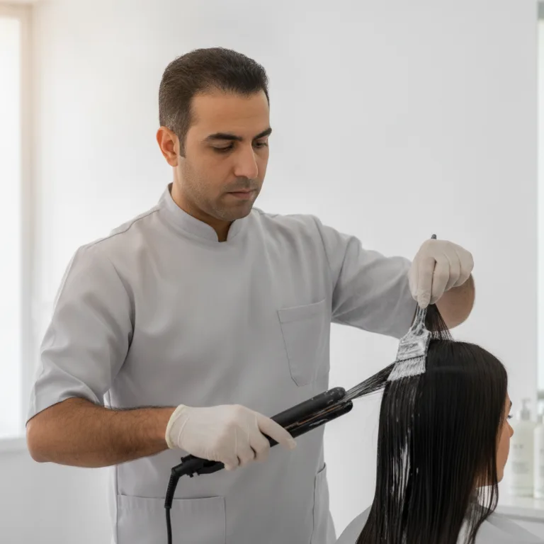 علاج الكيراتين خدمة في ديرة